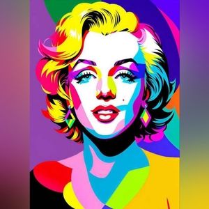 Marilyn Monroe 5D Full Round Drill Diamond Painting